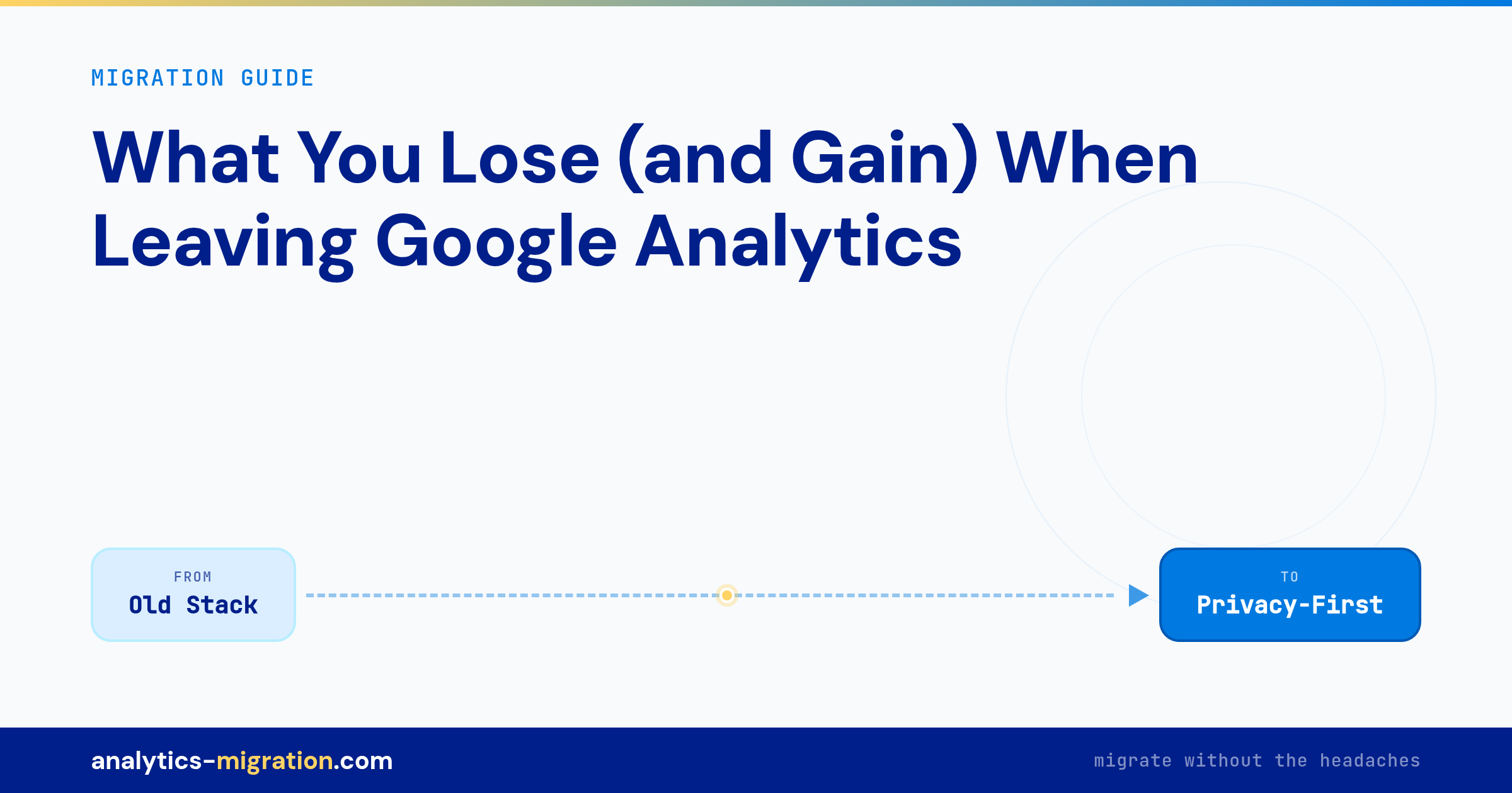 What You Lose (and Gain) When Leaving Google Analytics