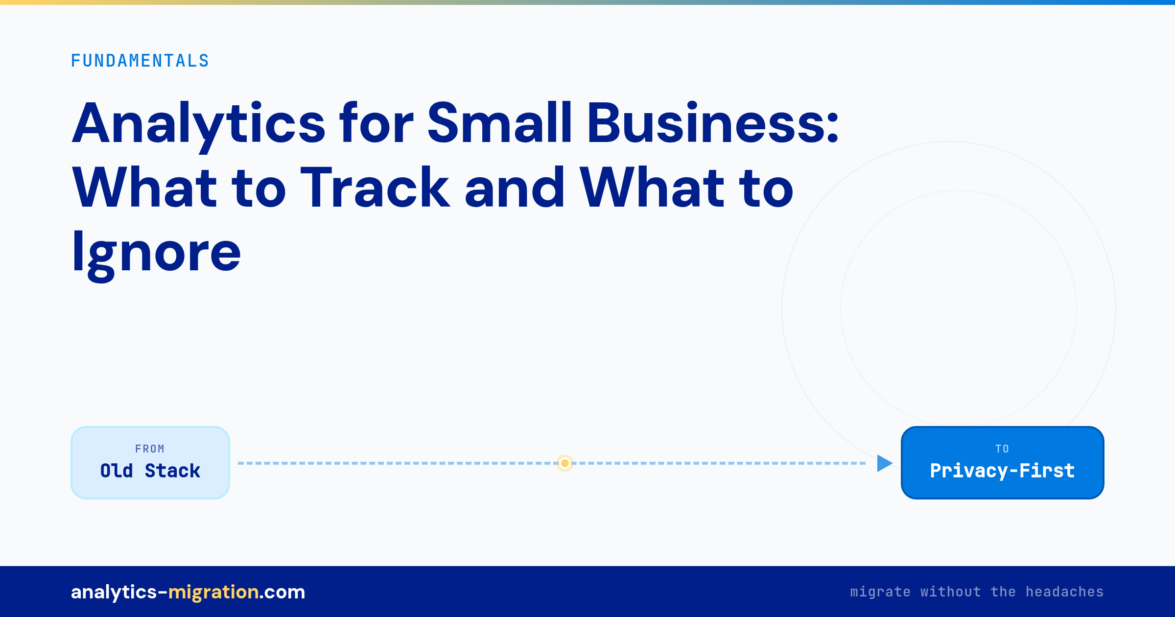 Analytics for Small Business: What to Track and What to Ignore